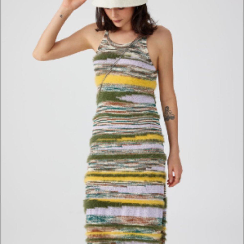 NWOT - cute, stretchy, fuzzy dress